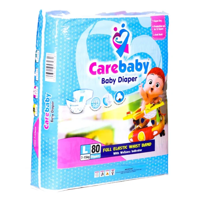 Carebaby Diapers Size L Jumbo Pack 80 Pcs - Image 1
