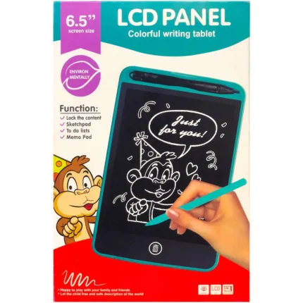 LCD Writing And Drawing Digital Tablet 6.5 inch size For Kids And Adults - Learning Doodle Board Activity Game Toy
