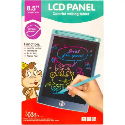 LCD Writing And Drawing Digital Tablet 8.5 inch size For Kids And Adults - Learning Doodle Board Activity Game Toy