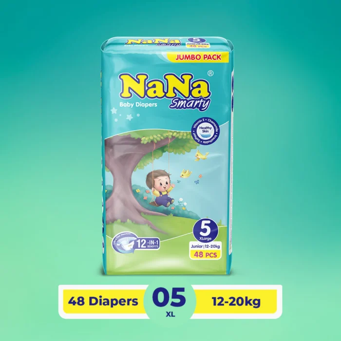 NaNa Smarty Diapers XL-5 (Junior) Jumbo Pack 48 Pcs - Image 1