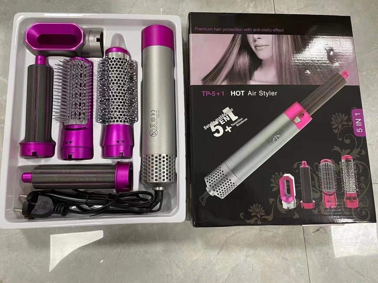 5 in1 hot air brush set