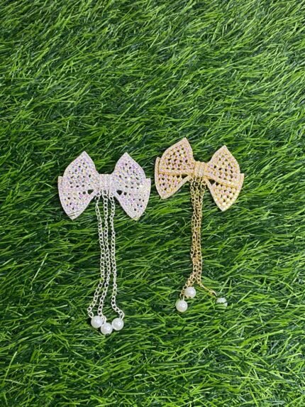 Metal fancy french clips Available in gold and silver