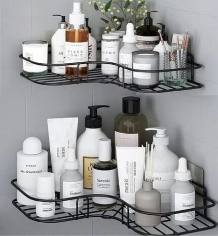 Metal wall hanging corner organizer